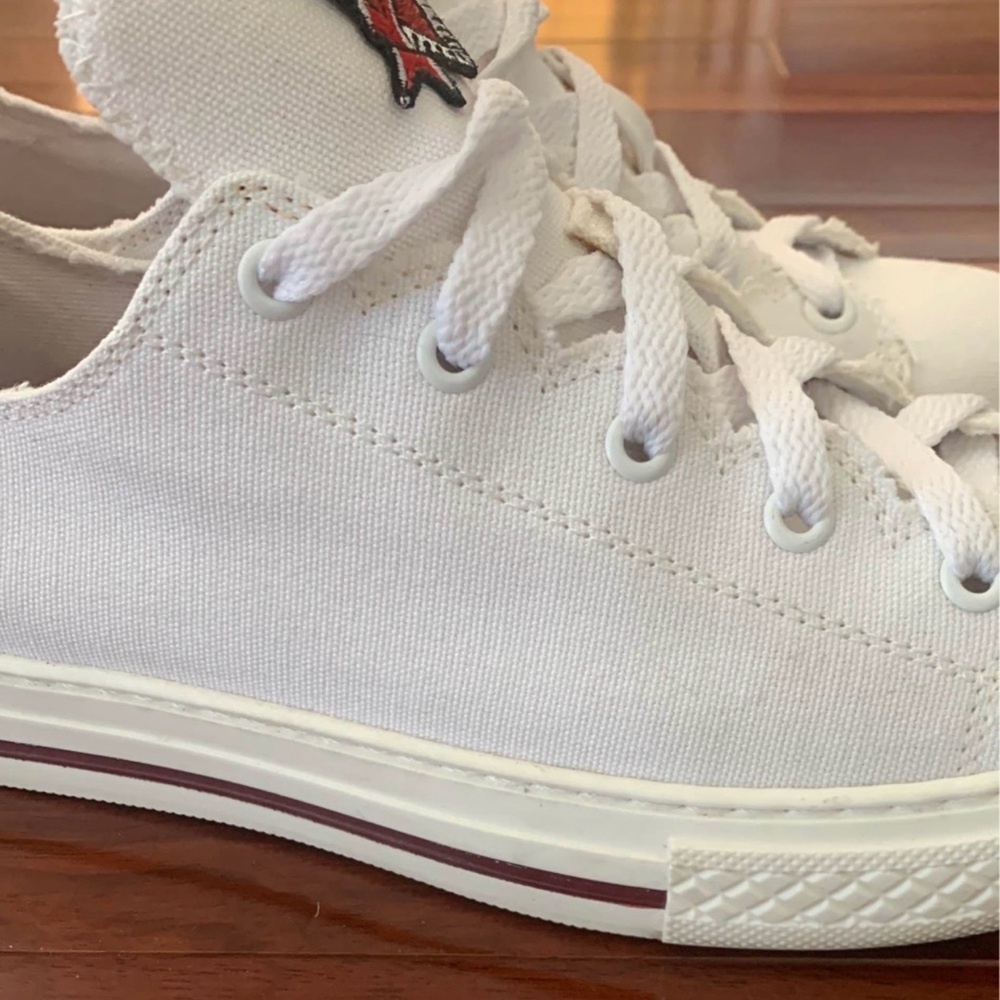 MAJE white "LOVE ME" sneakers 9.5 - Picture 3 of 11
